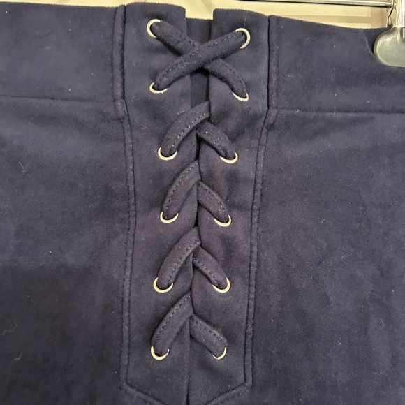 Blue Mini Skirt - Picture 2 of 3